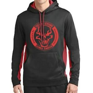 Field of Screams SzM Ultimate AtmosFear gothcore red black hood sweatshirt NWOT